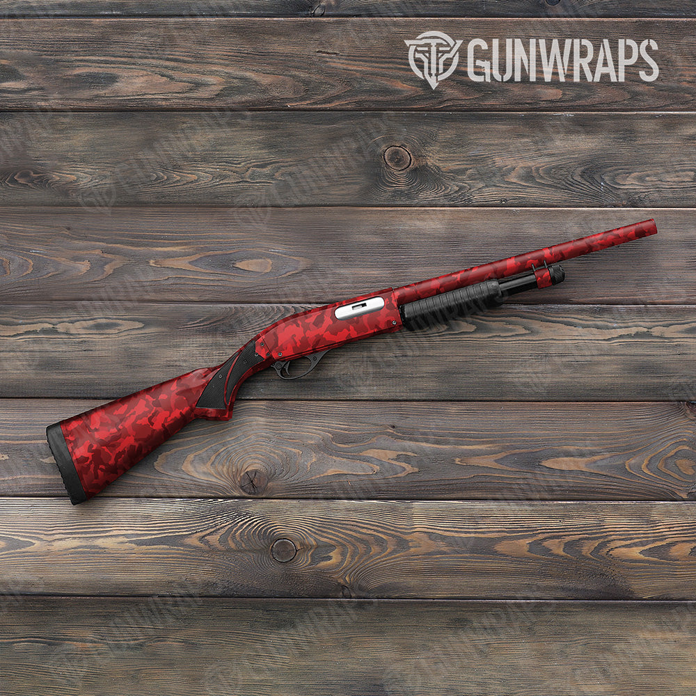 Shotgun Erratic Elite Red Camo Gun Skin Vinyl Wrap