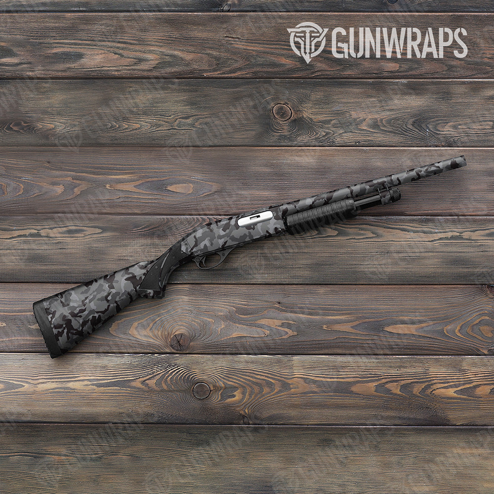 Shotgun Erratic Midnight Camo Gun Skin Vinyl Wrap