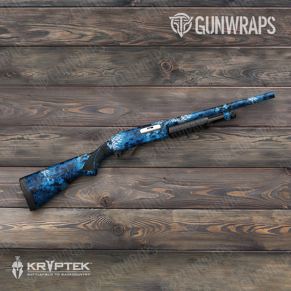 Shotgun Kryptek Blue Lightning Camo Gun Skin Vinyl Wrap