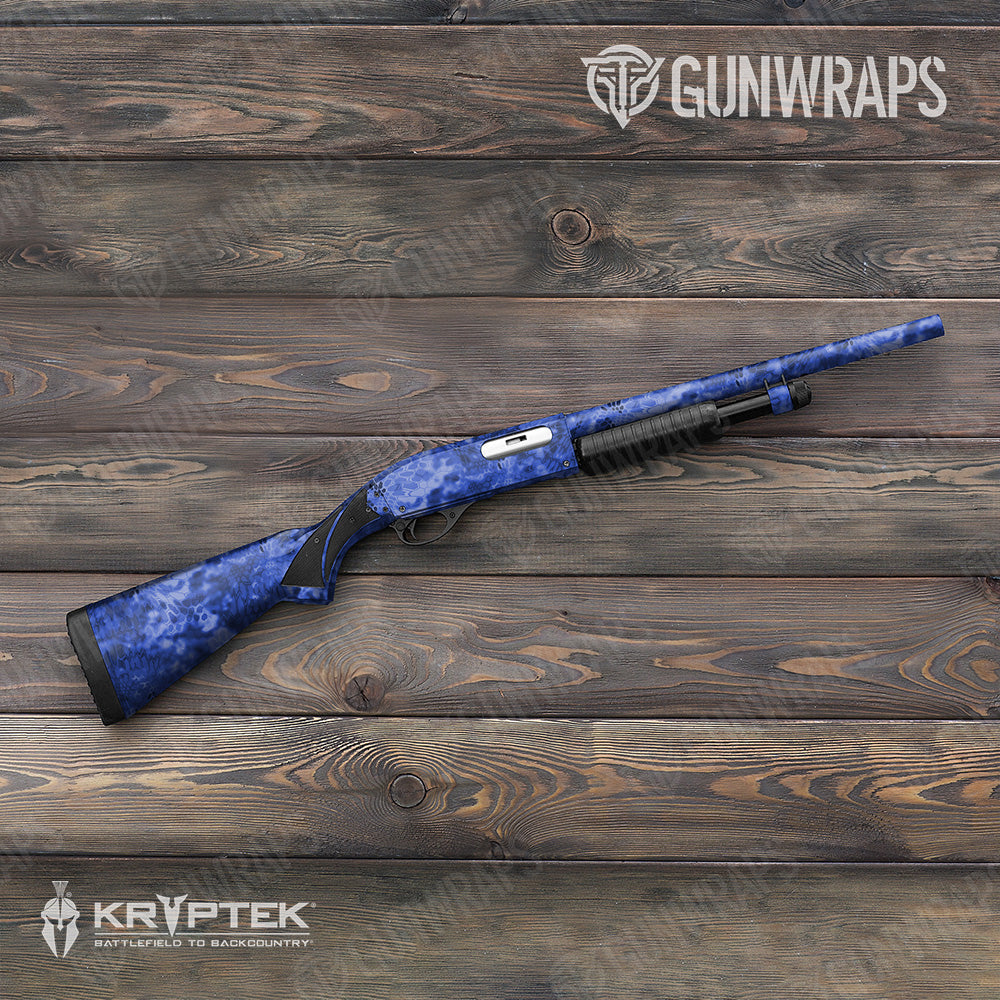 Shotgun Kryptek Blue Camo Gun Skin Vinyl Wrap