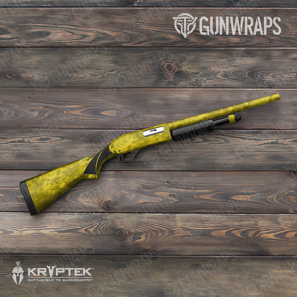 Shotgun Kryptek Yellow Camo Gun Skin Vinyl Wrap