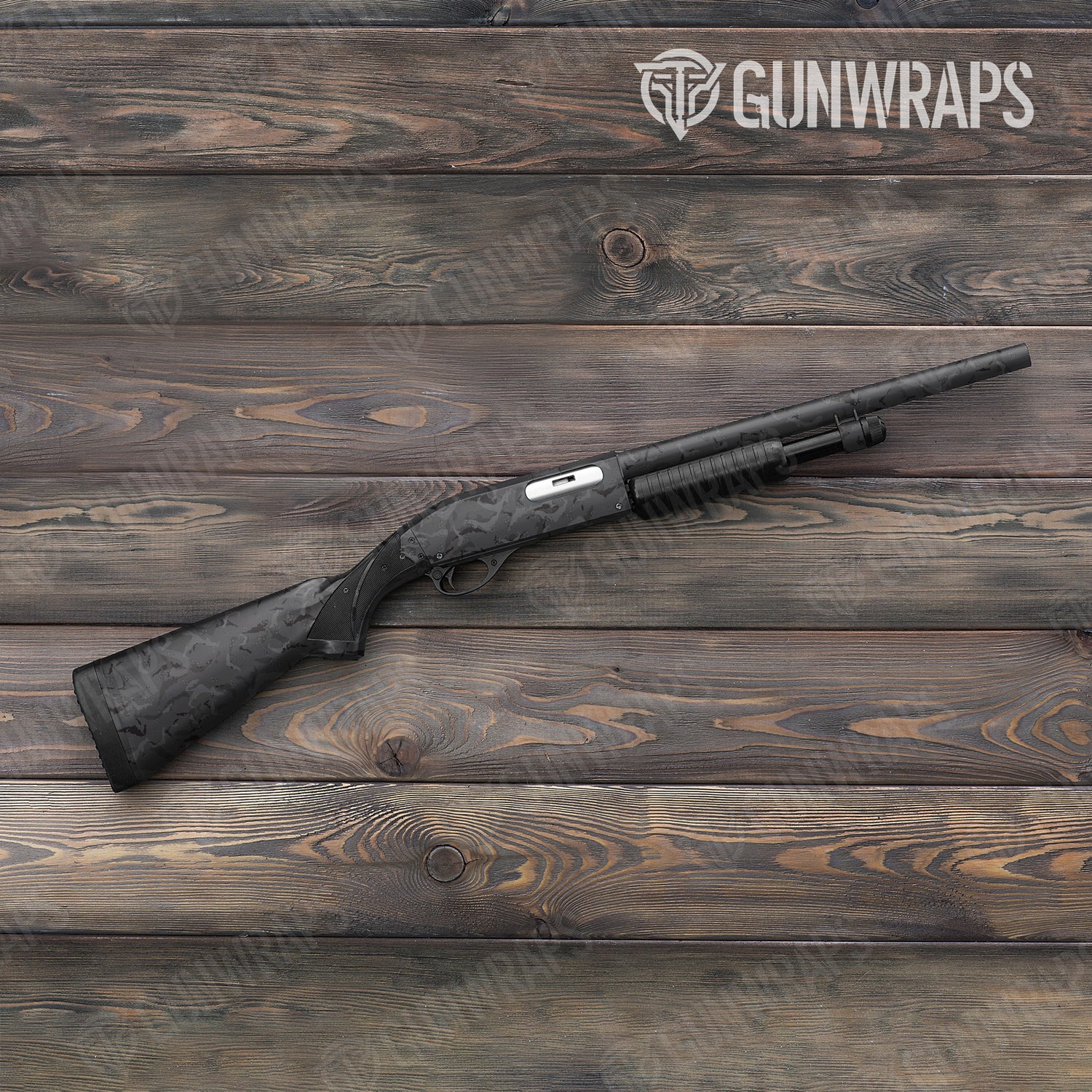 Shotgun Battle Storm Elite Black Camo Gun Skin Vinyl Wrap