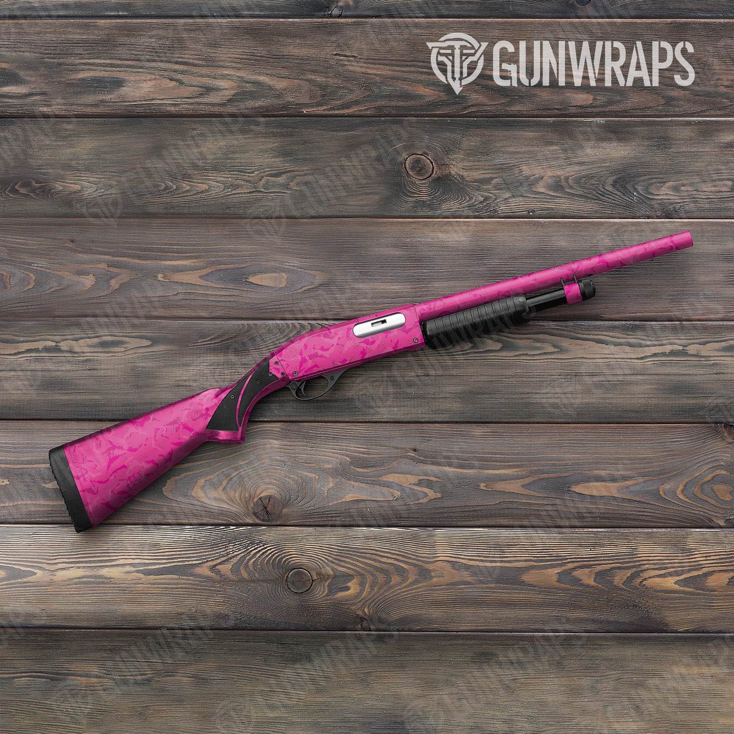 Shotgun Battle Storm Elite Magenta Camo Gun Skin Vinyl Wrap