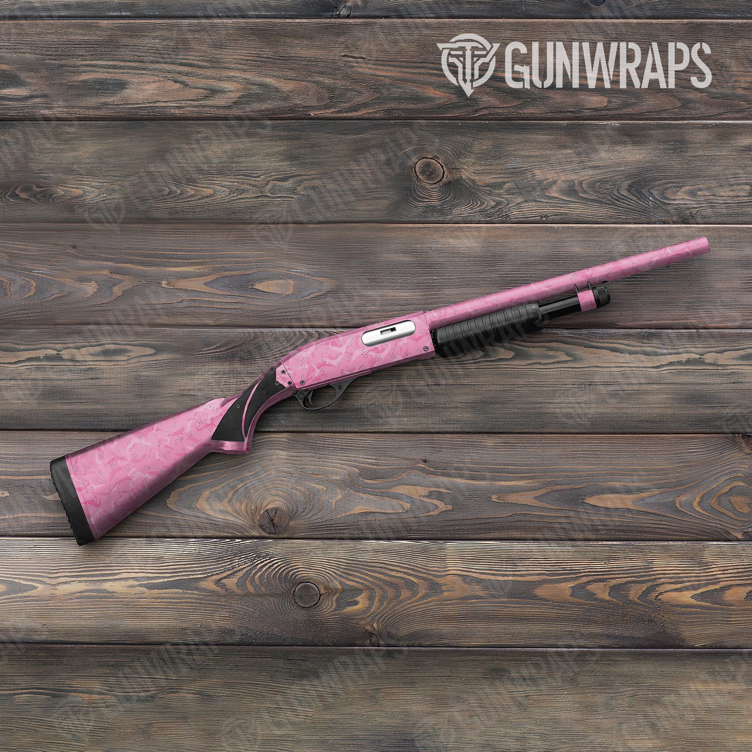 Shotgun Battle Storm Elite Pink Camo Gun Skin Vinyl Wrap