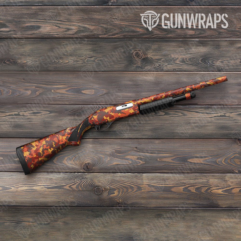 Shotgun Cumulus Autumn Camo Gun Skin Vinyl Wrap