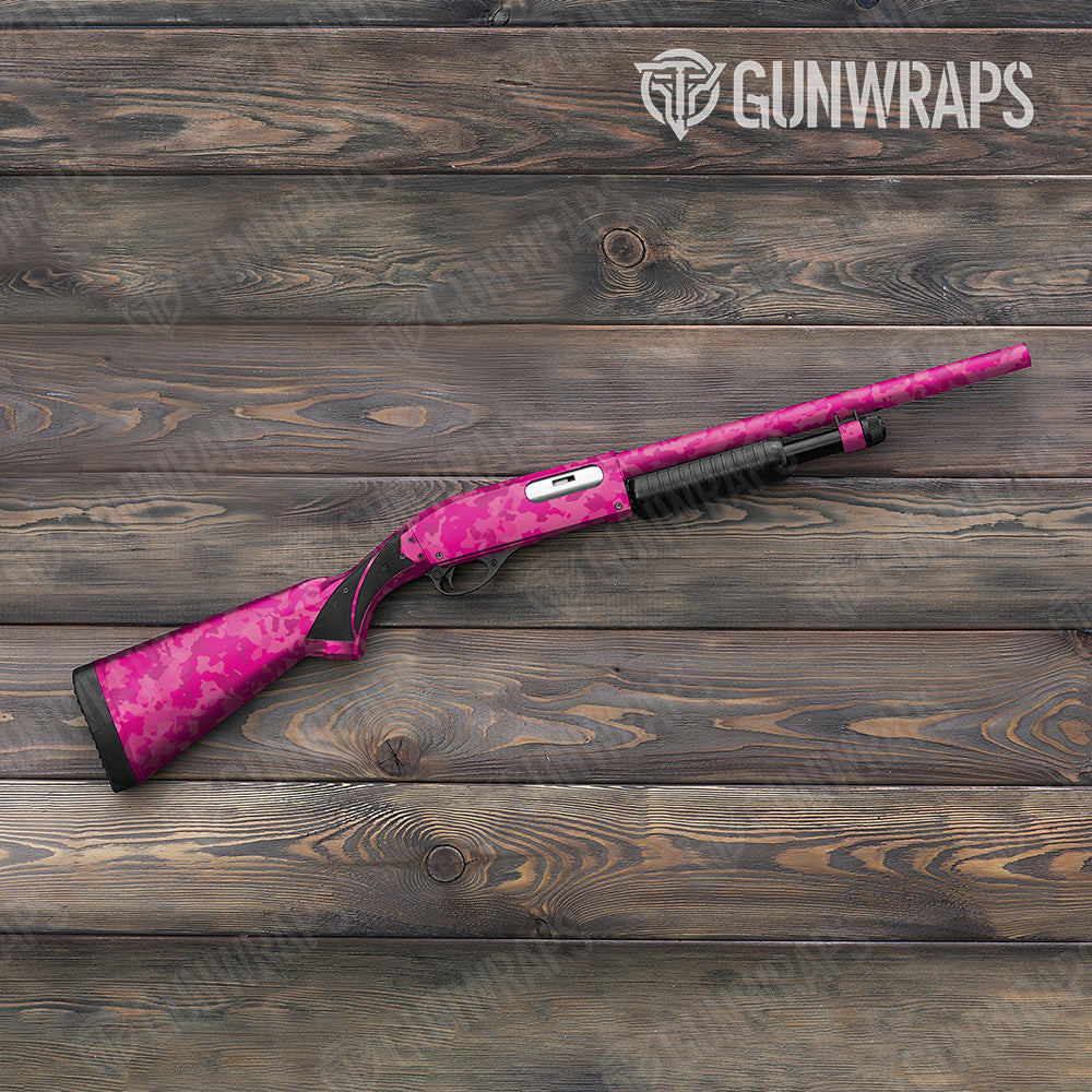 Shotgun Cumulus Elite Magenta Camo Gun Skin Vinyl Wrap