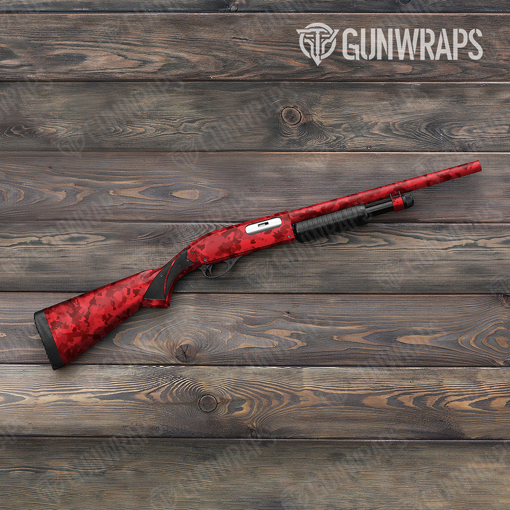 Shotgun Cumulus Elite Red Camo Gun Skin Vinyl Wrap