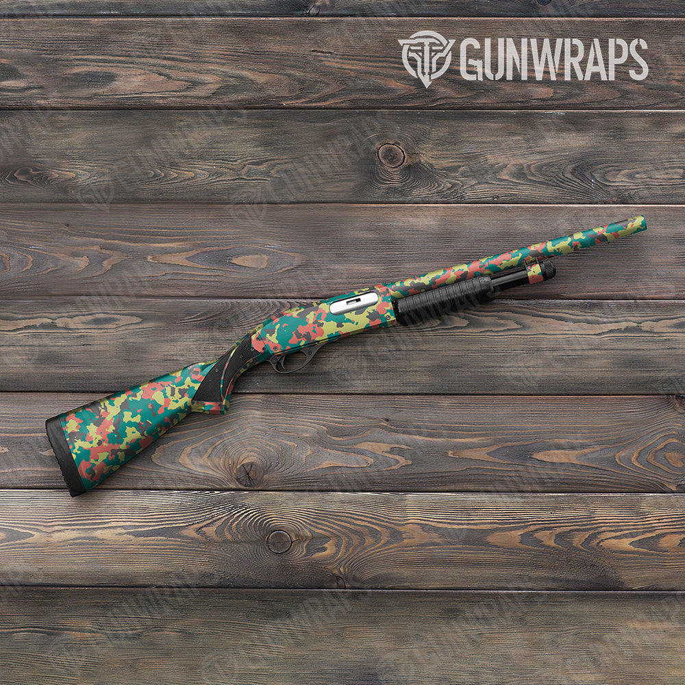 Shotgun Cumulus Fiesta Camo Gun Skin Vinyl Wrap