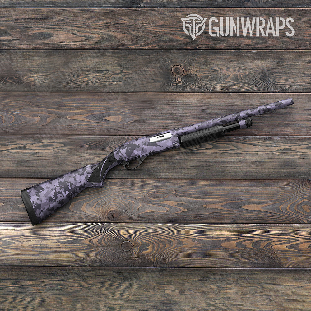 Shotgun Cumulus Lilac Camo Gun Skin Vinyl Wrap