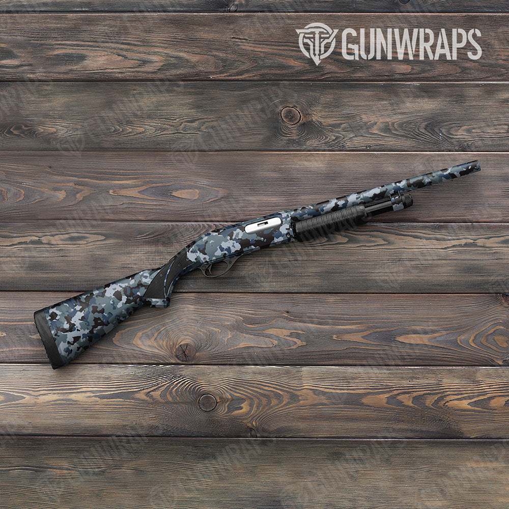 Shotgun Cumulus Navy Camo Gun Skin Vinyl Wrap