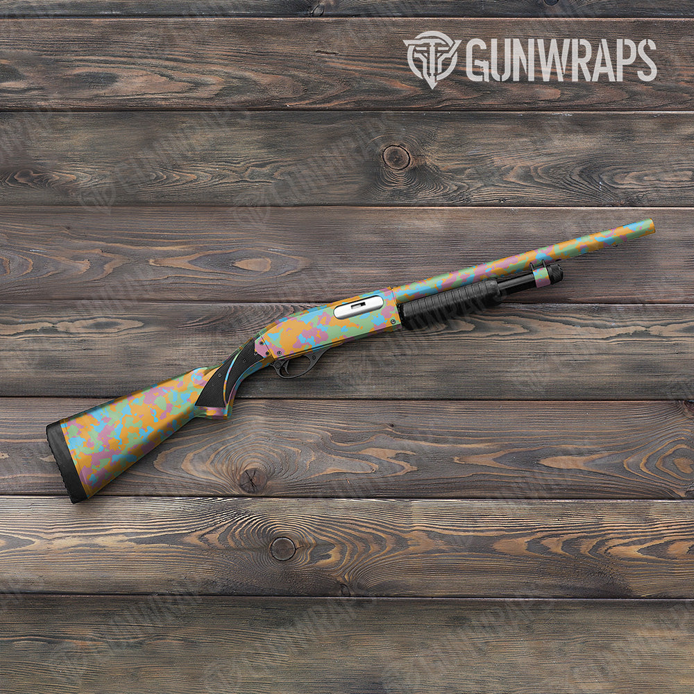 Shotgun Cumulus Sherbert Camo Gun Skin Vinyl Wrap