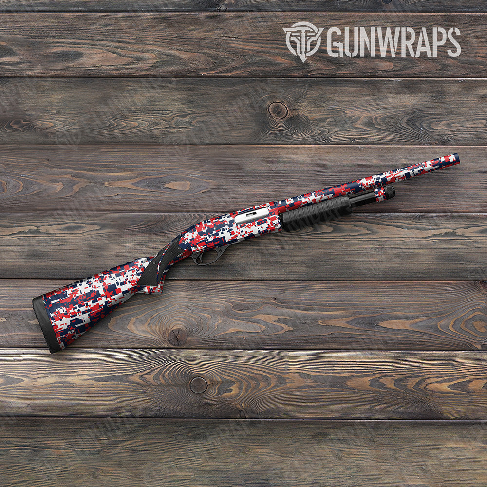 Shotgun Digital America Camo Gun Skin Vinyl Wrap