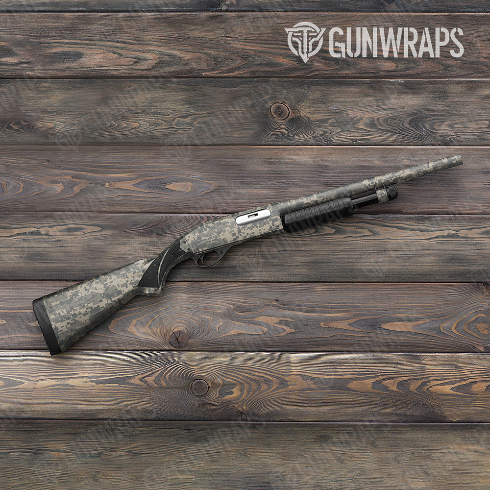 Shotgun Digital Army Camo Gun Skin Vinyl Wrap