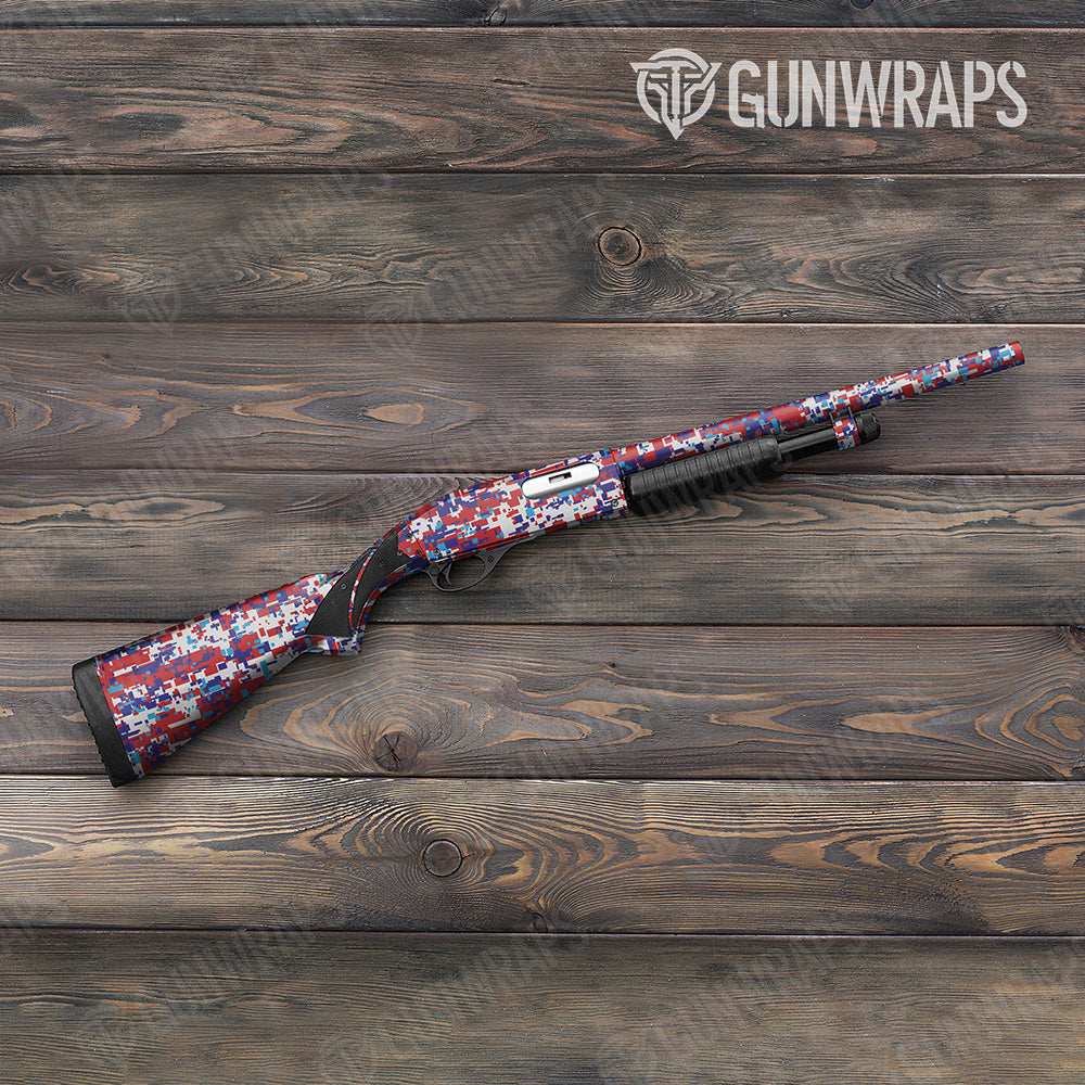 Shotgun Digital M Series Camo Gun Skin Vinyl Wrap