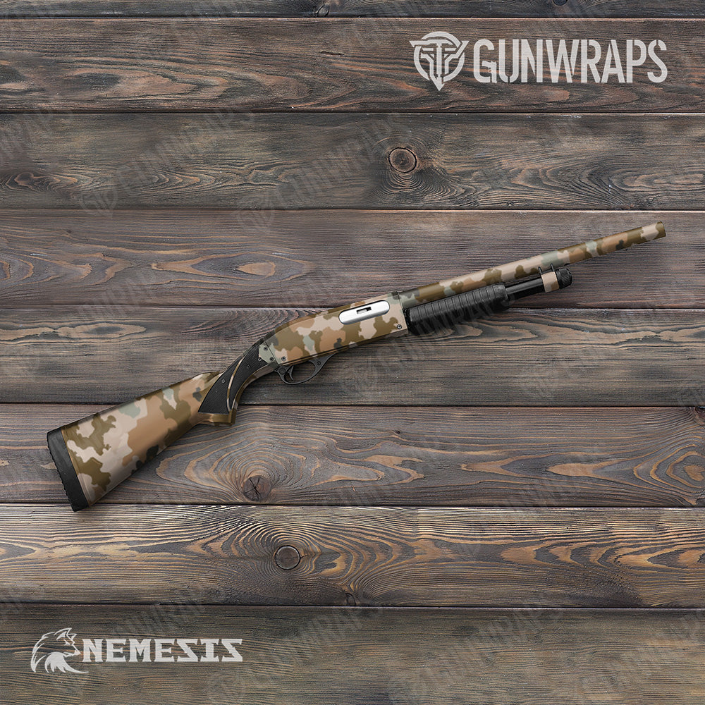 Shotgun Nemesis Desert Scorpion Camo Gun Skin Vinyl Wrap