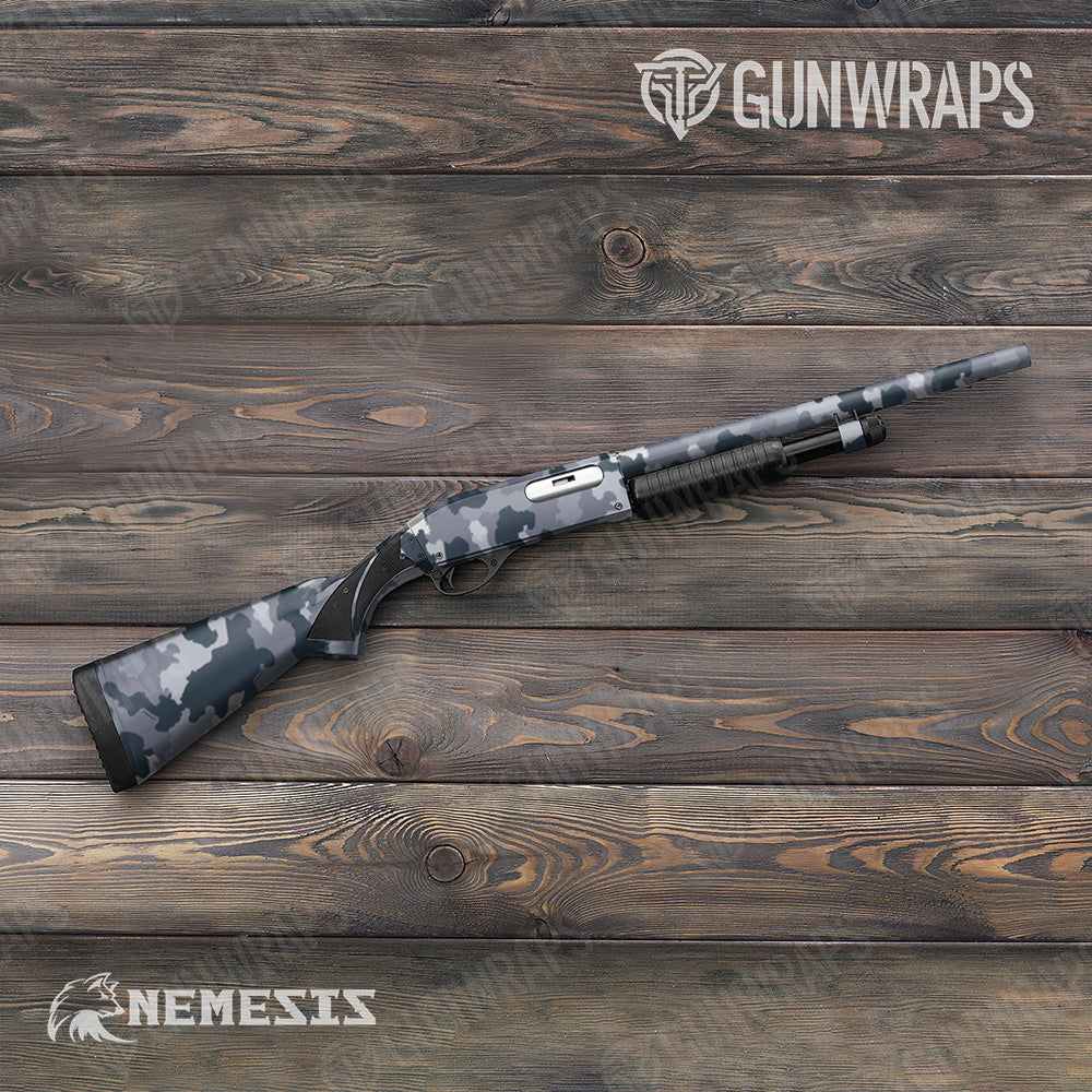 Shotgun Nemesis Night Ops Camo Gun Skin Vinyl Wrap