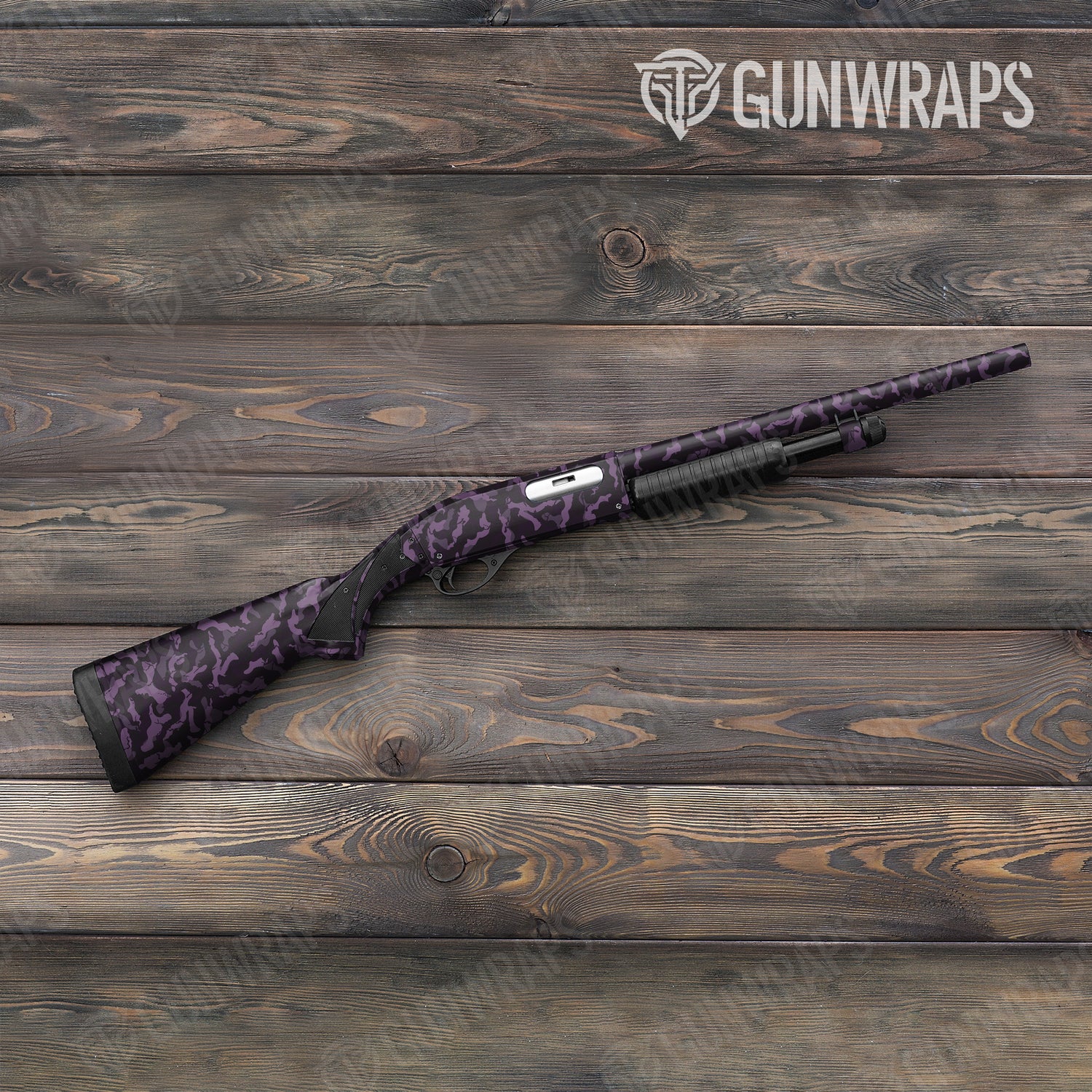 Shotgun Ragged Darkwing Camo Gun Skin Vinyl Wrap