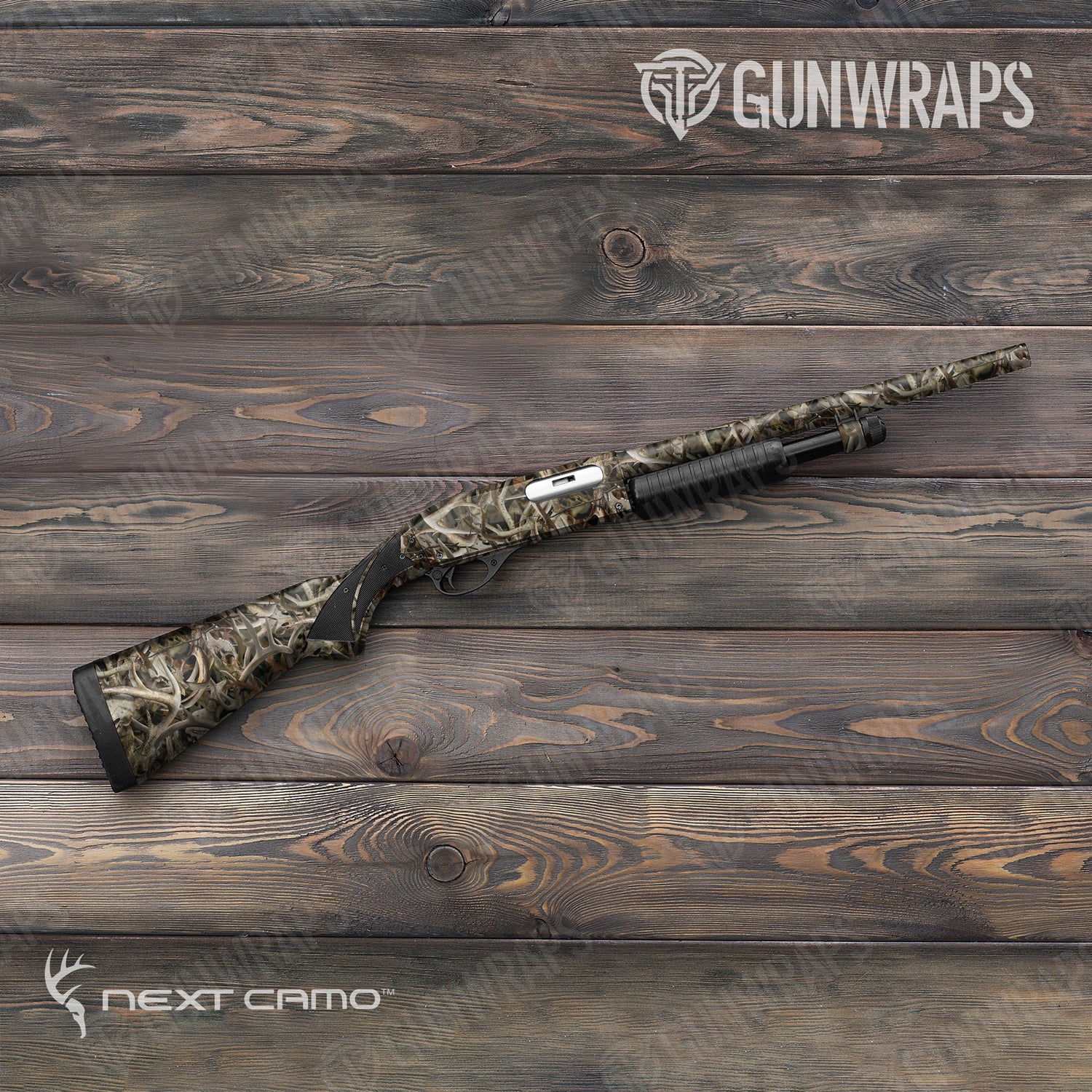 Shotgun Next Bonz Camo Gun Skin Vinyl Wrap