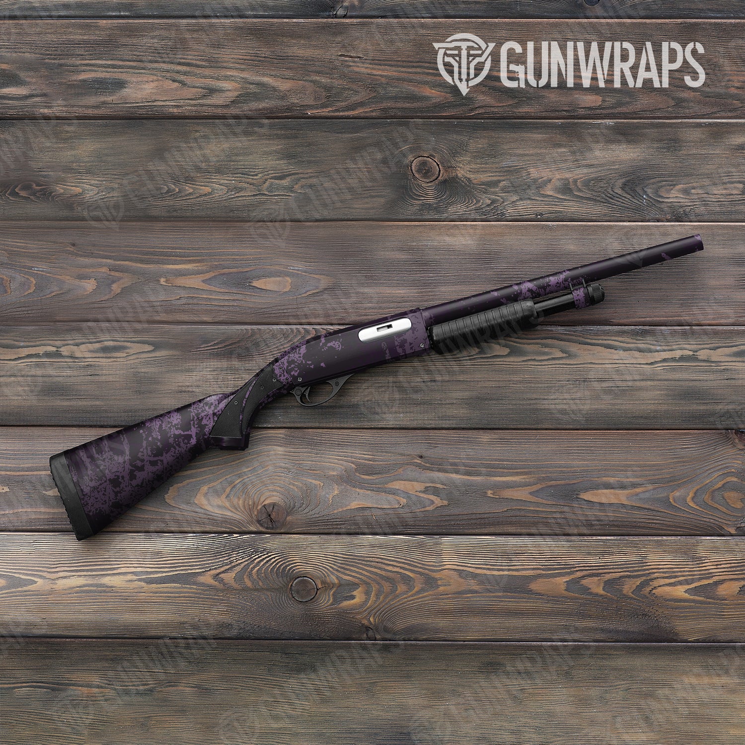 Shotgun Pasted Darkwing Camo Gun Skin Vinyl Wrap