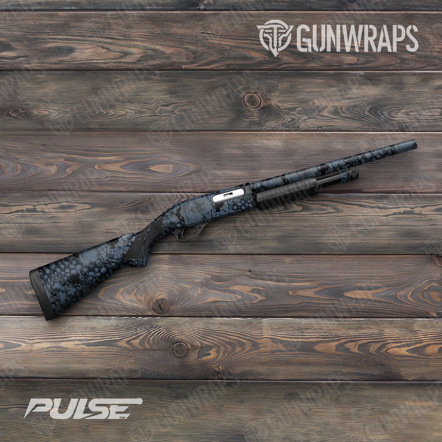 Shotgun Pulse Riptide Camo Gun Skin Vinyl Wrap