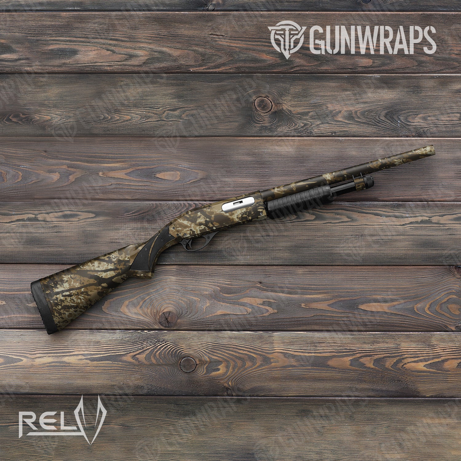 Shotgun X3 RELV Harvester Camo Gun Skin Vinyl Wrap