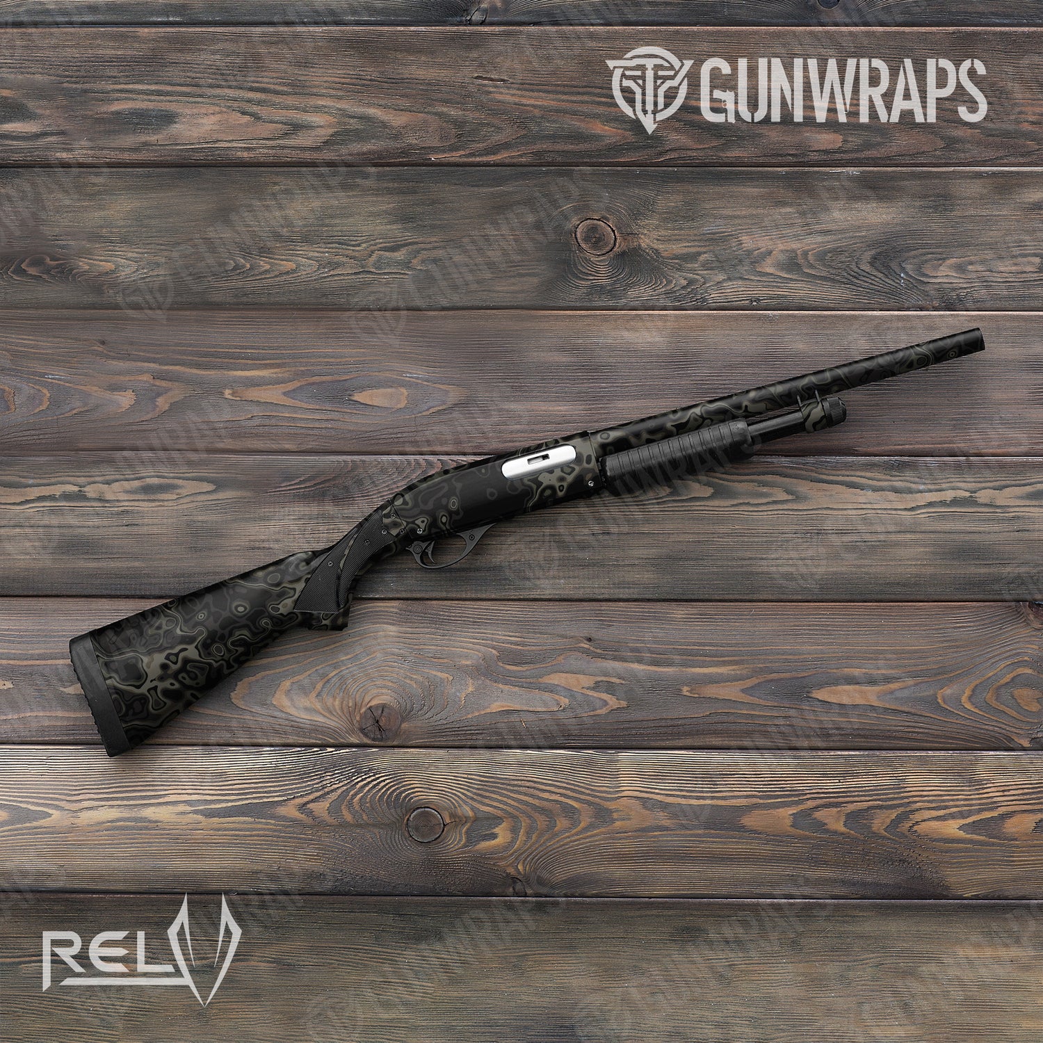 Shotgun X3 RELV Marauder Camo Gun Skin Vinyl Wrap