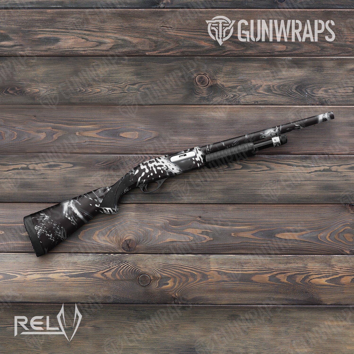 Shotgun X3 RELV Medusa Camo Gun Skin Vinyl Wrap