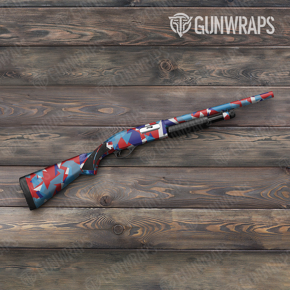 Shotgun Shattered M Series Camo Gun Skin Vinyl Wrap