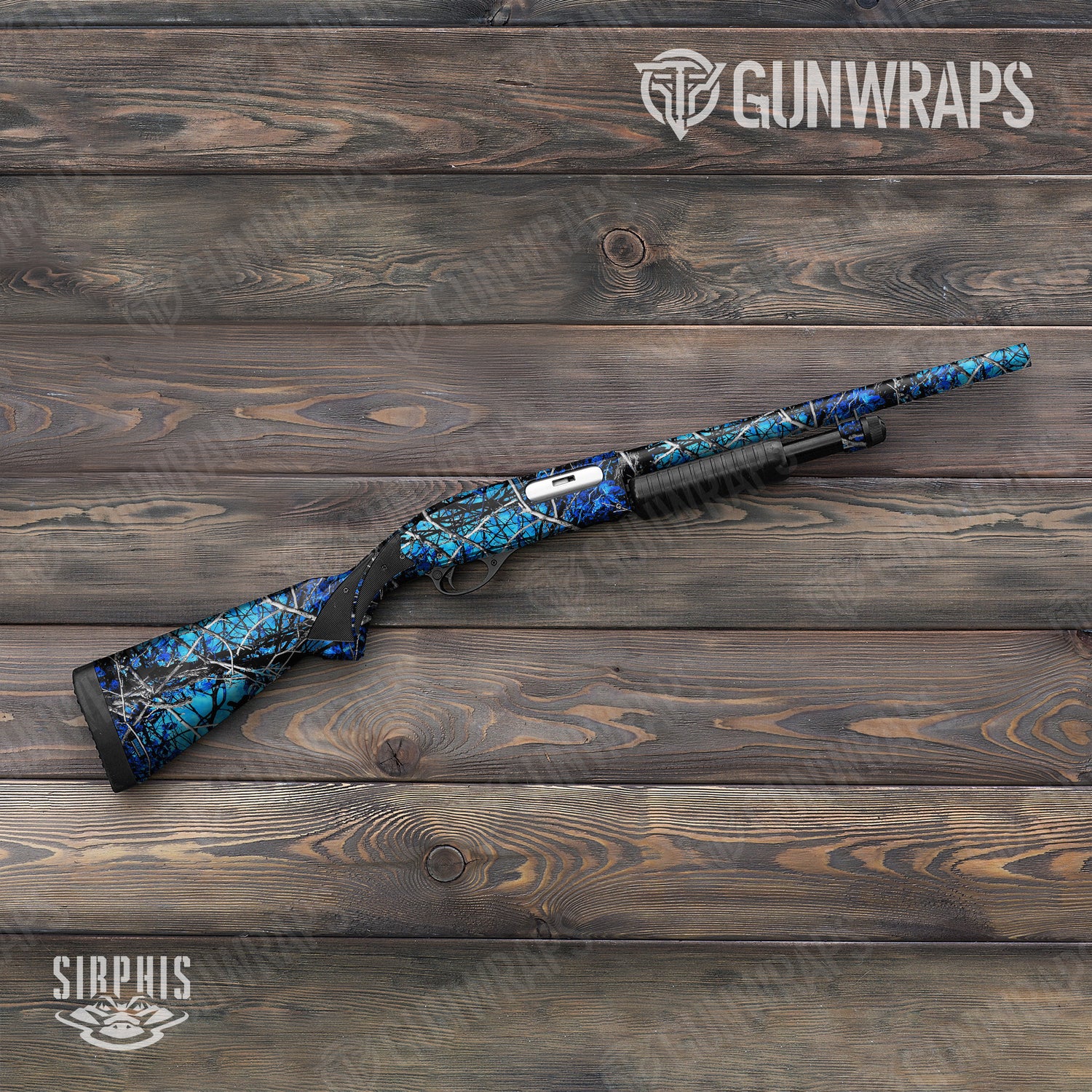 Shotgun Sirphis Undertow Camo Gun Skin Vinyl Wrap