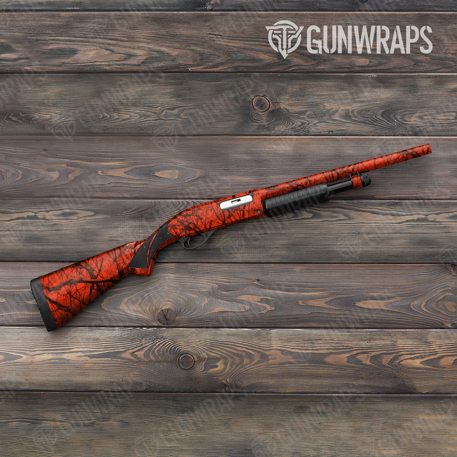 Shotgun Substrate Safety Stalker Camo Gun Skin Vinyl Wrap