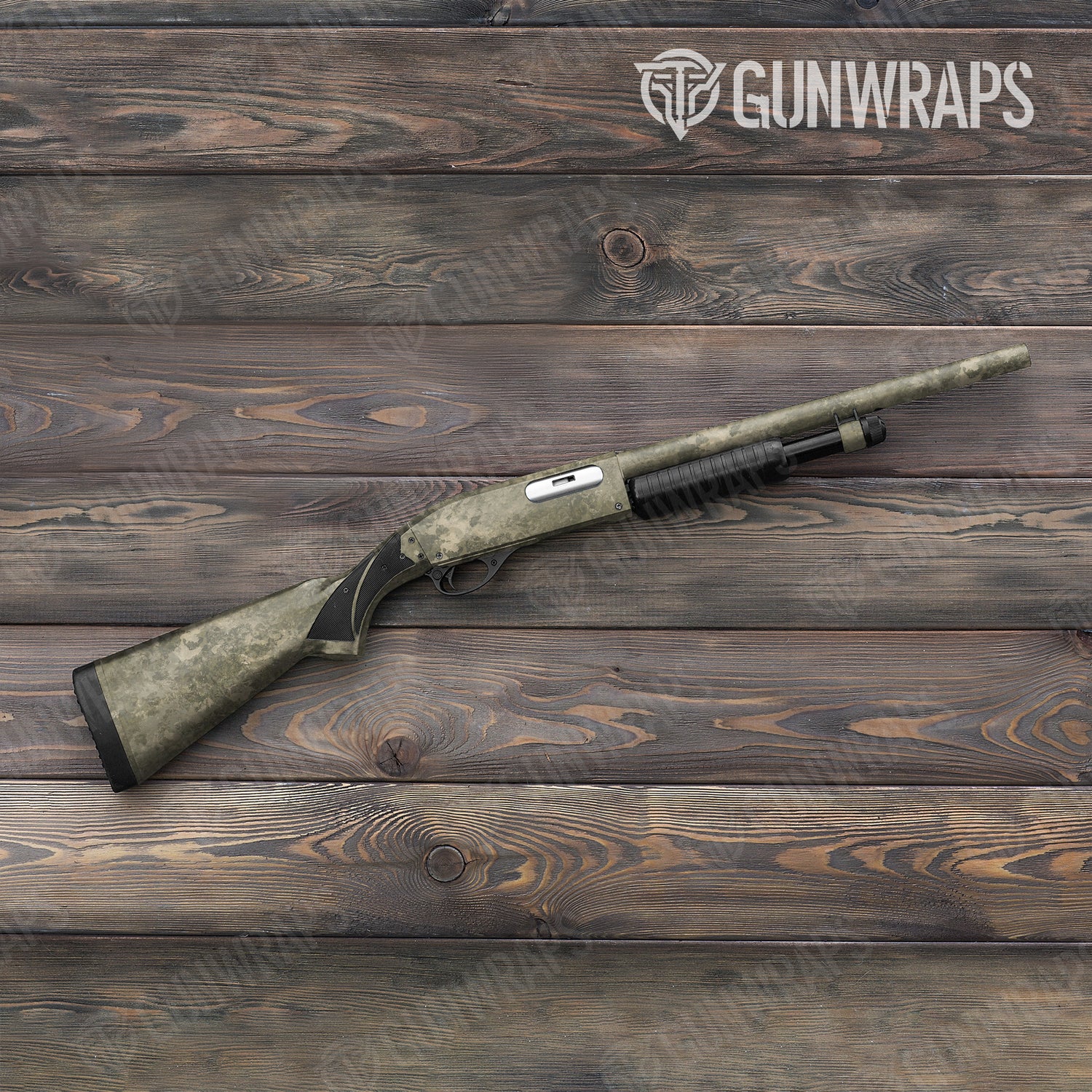 Shotgun Substrate Sandstone Camo Gun Skin Vinyl Wrap