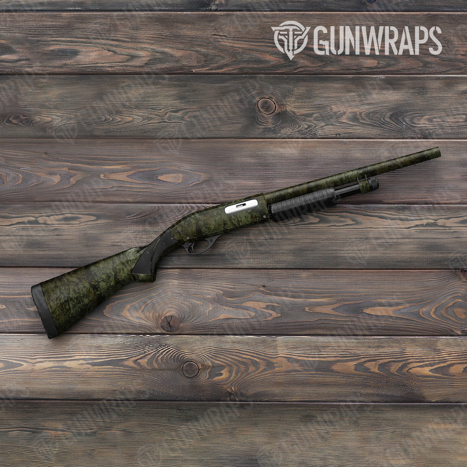 Shotgun Substrate Shadowbark Camo Gun Skin Vinyl Wrap