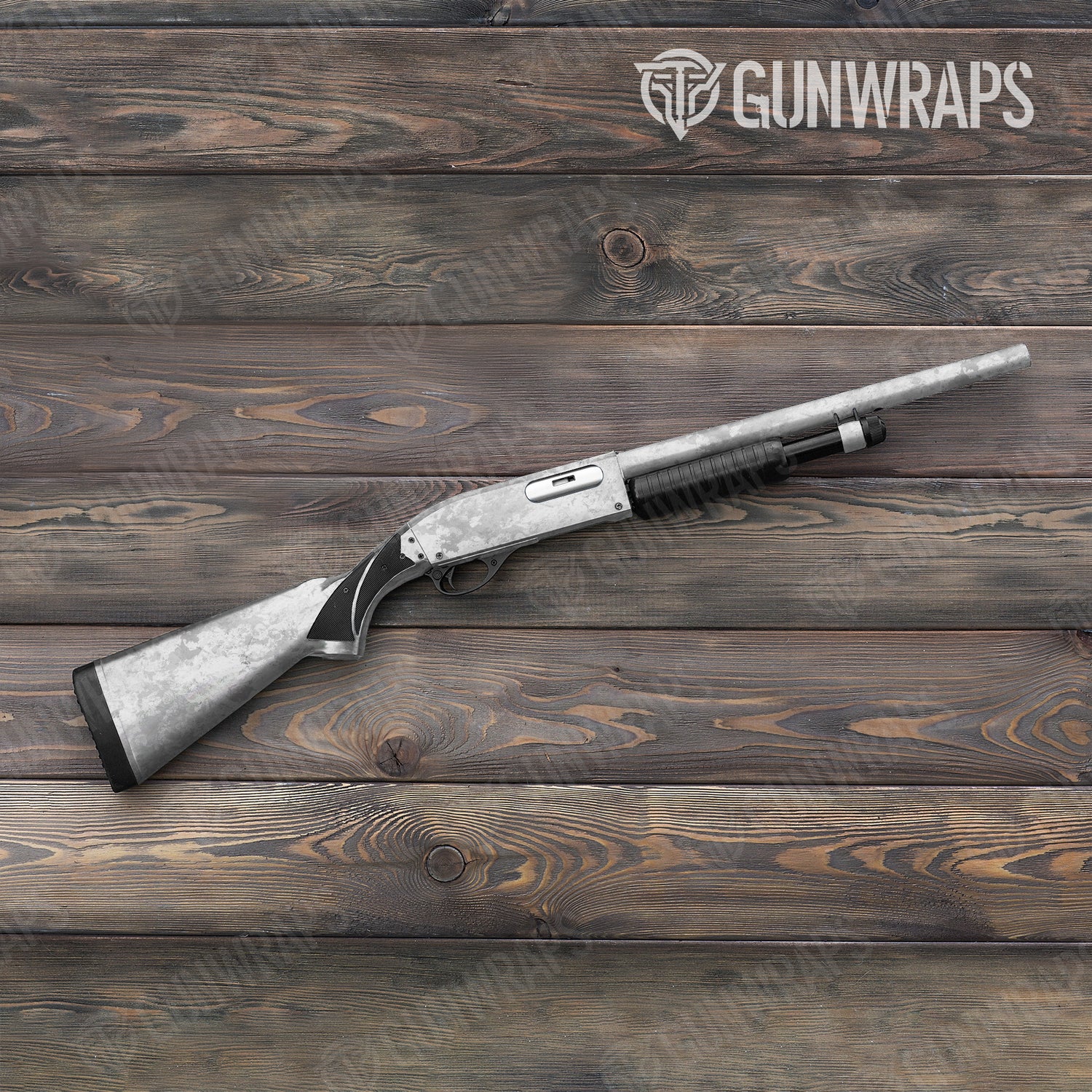 Shotgun Substrate Snowstorm Camo Gun Skin Vinyl Wrap