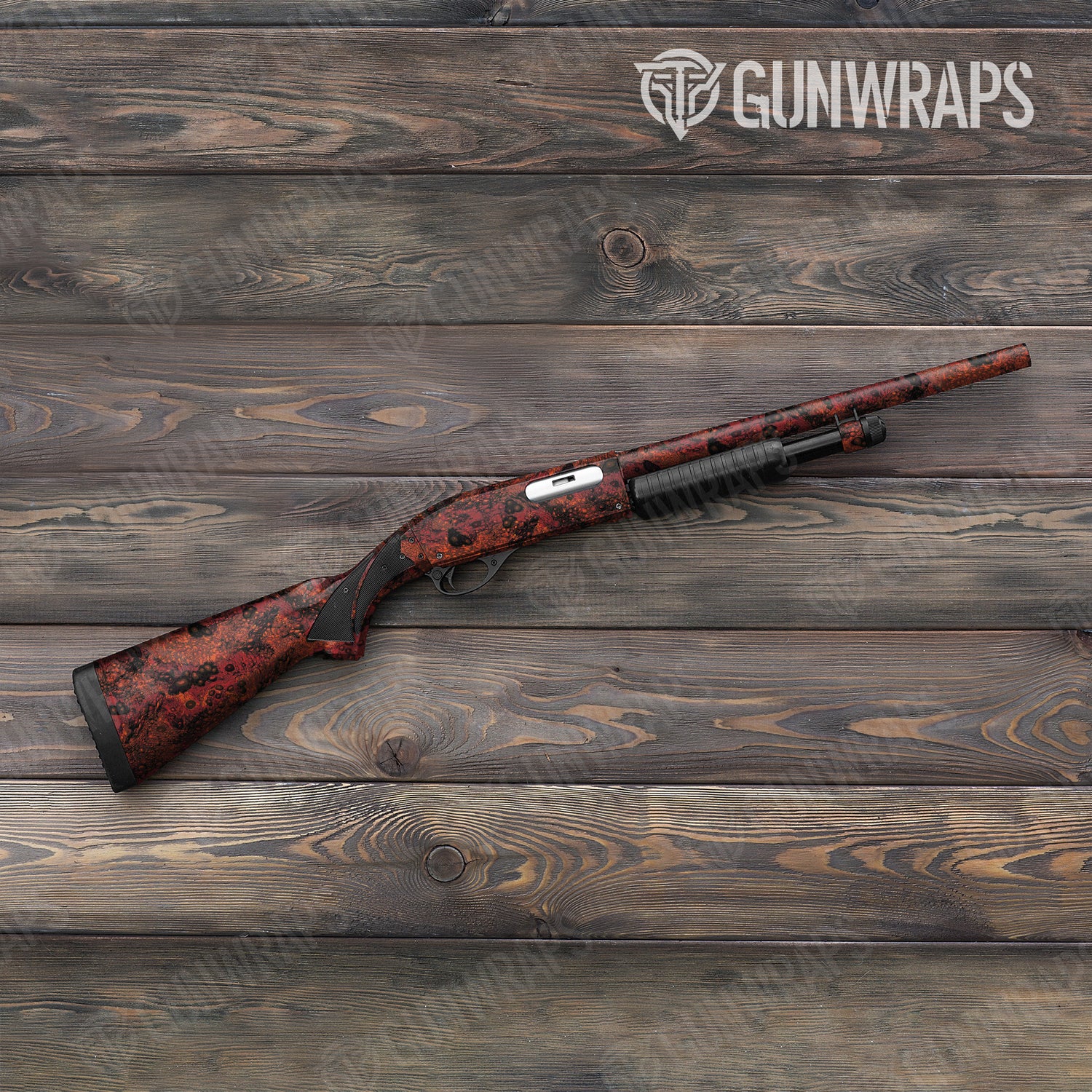 Shotgun Toadaflage Ember Camo Gun Skin Vinyl Wrap