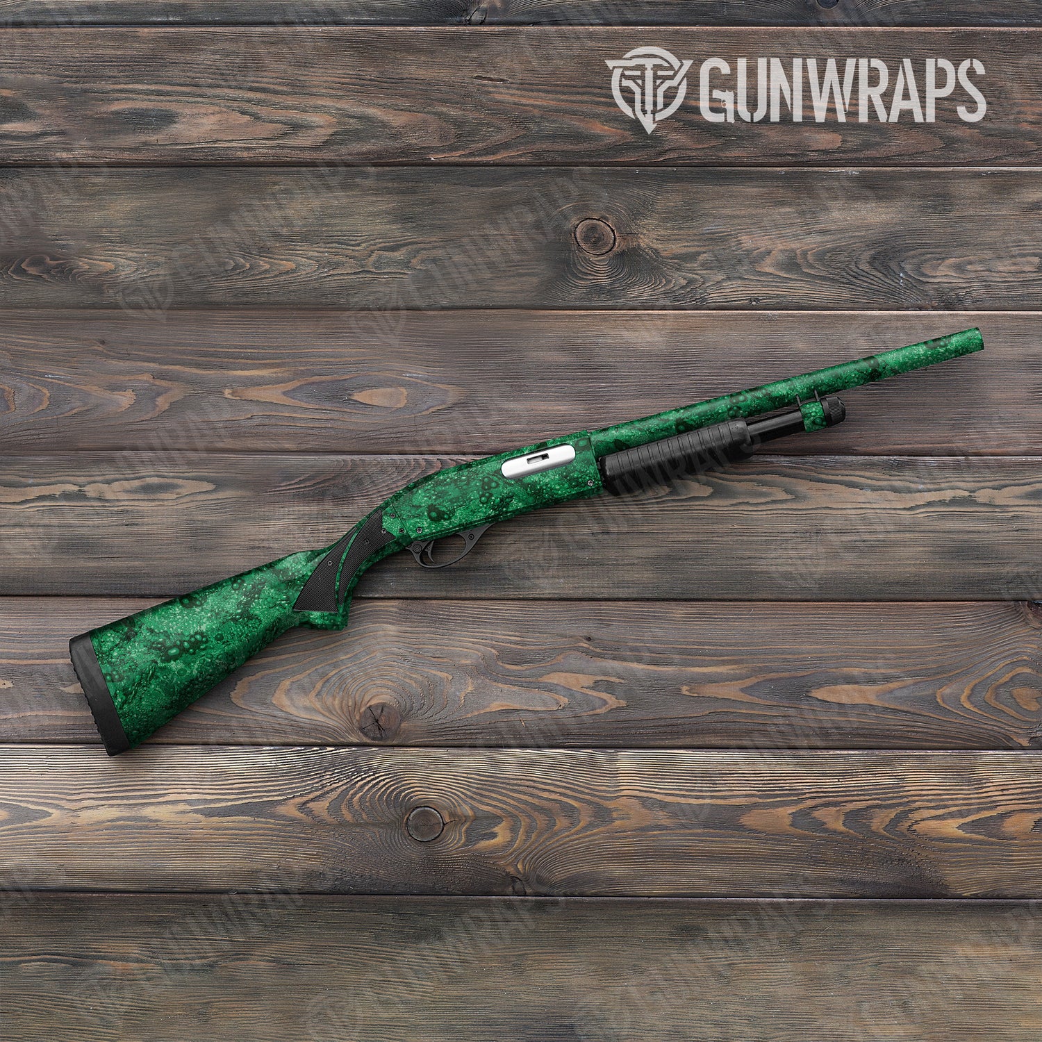 Shotgun Toadaflage Green Camo Gun Skin Vinyl Wrap