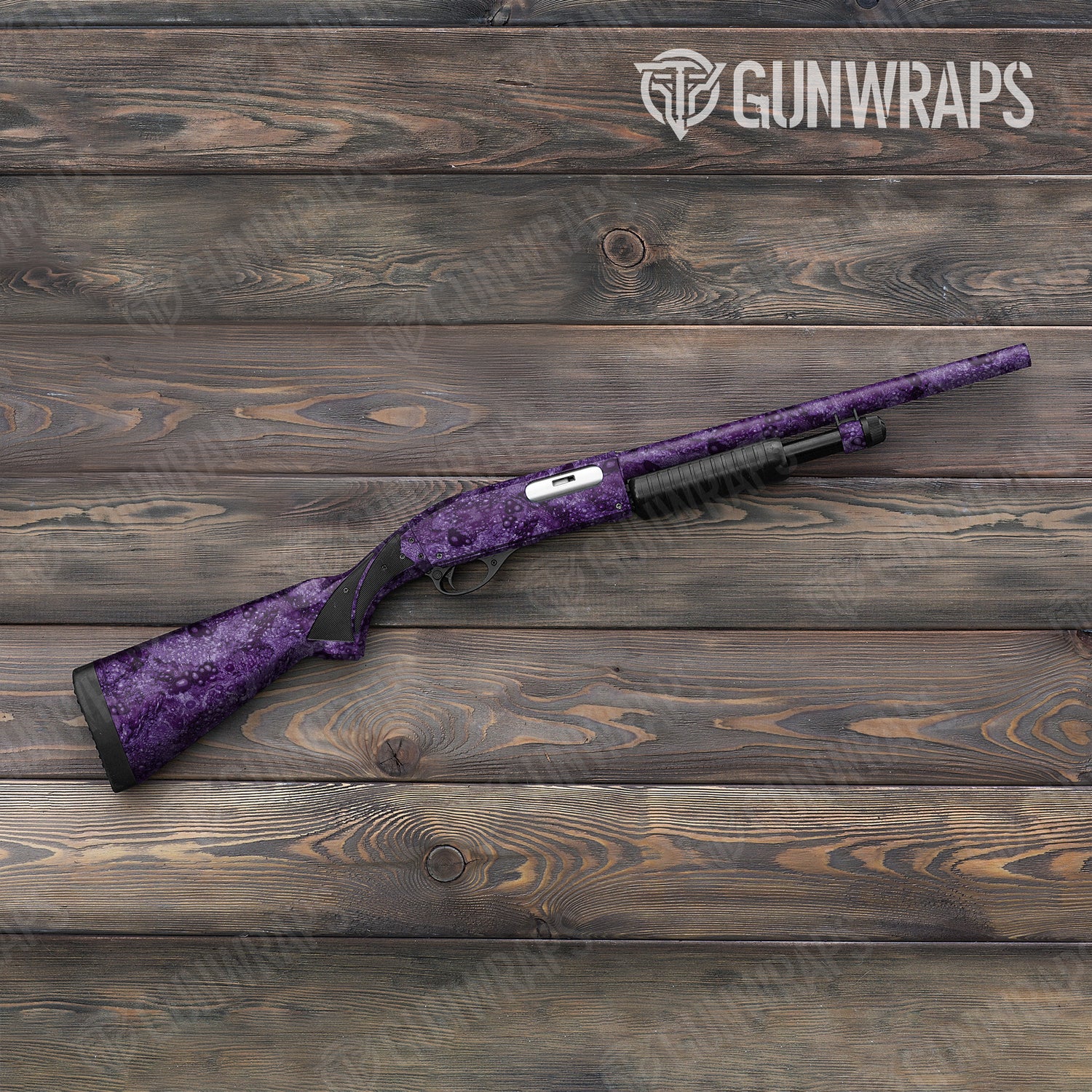 Shotgun Toadaflage Purple Camo Gun Skin Vinyl Wrap