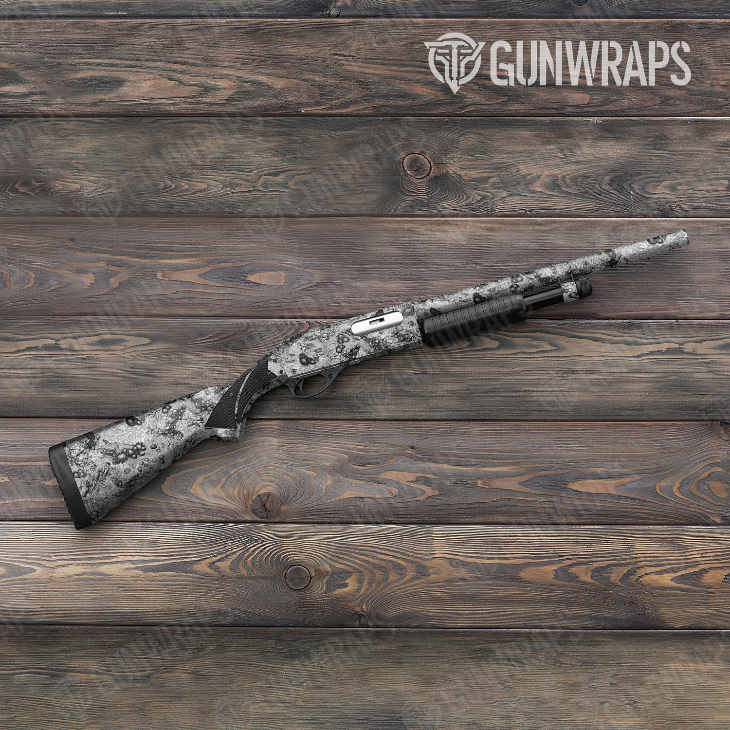 Shotgun Toadaflage White Camo Gun Skin Vinyl Wrap