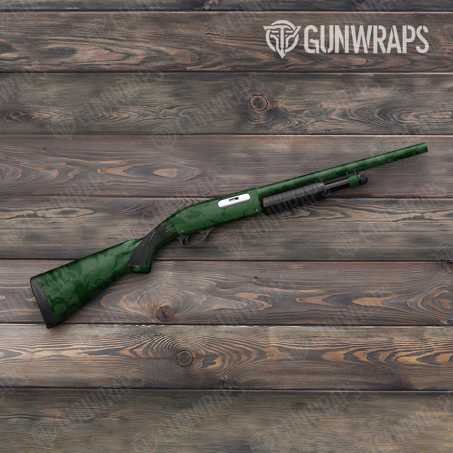 Shotgun Treetop Elite Green Camo Gun Skin Vinyl Wrap