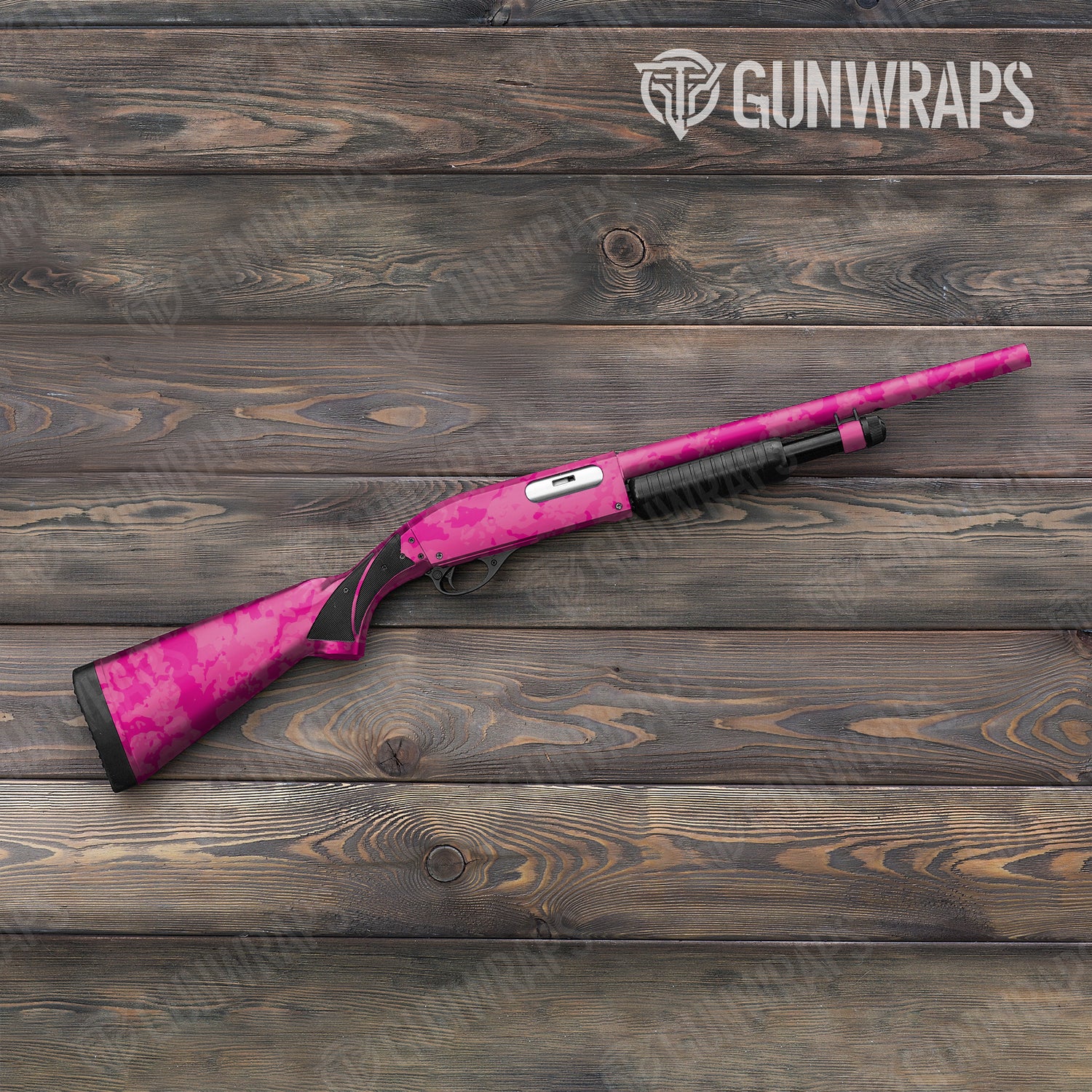 Shotgun Treetop Elite Magenta Camo Gun Skin Vinyl Wrap