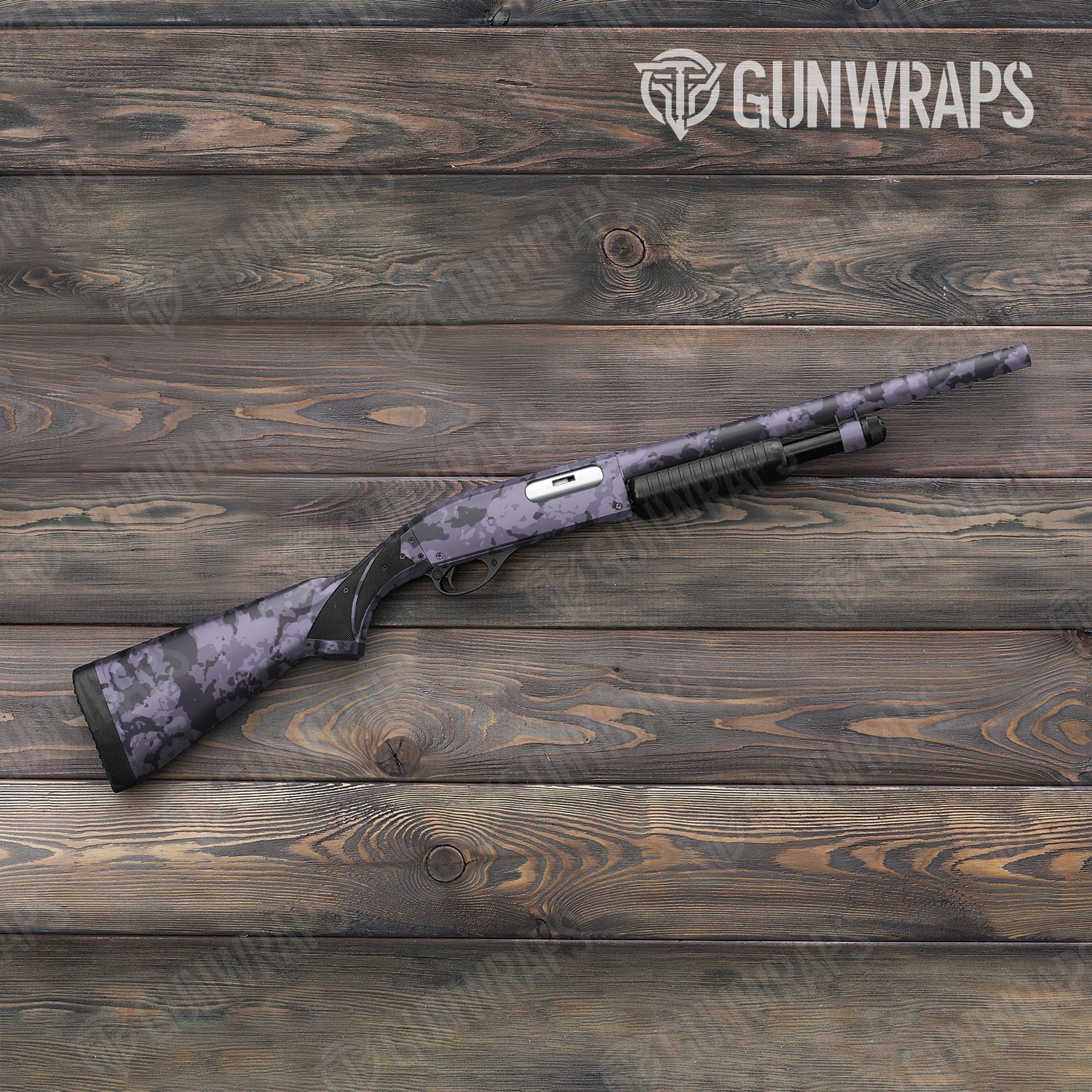 Shotgun Treetop Lilac Camo Gun Skin Vinyl Wrap