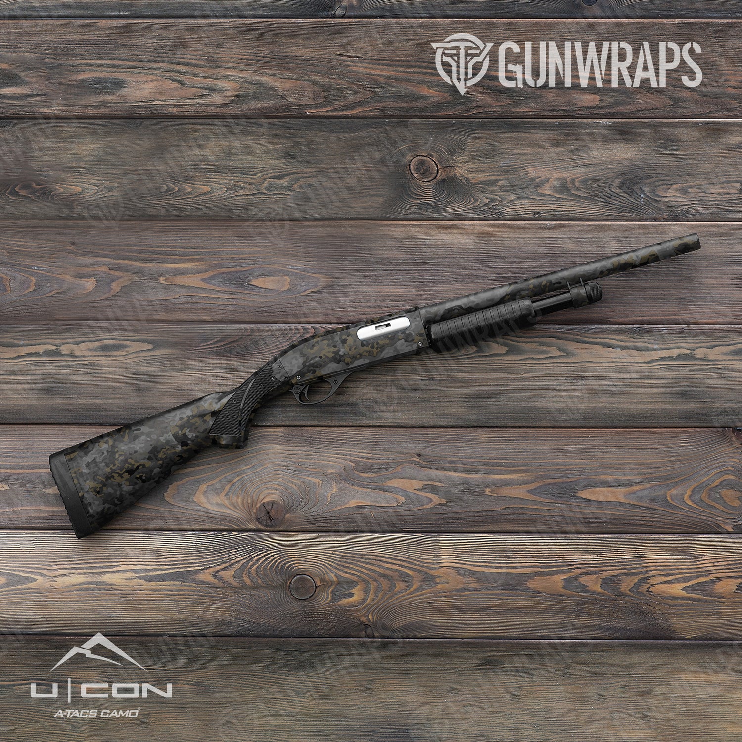 Shotgun Ucon Stealth Camo Gun Skin Vinyl Wrap