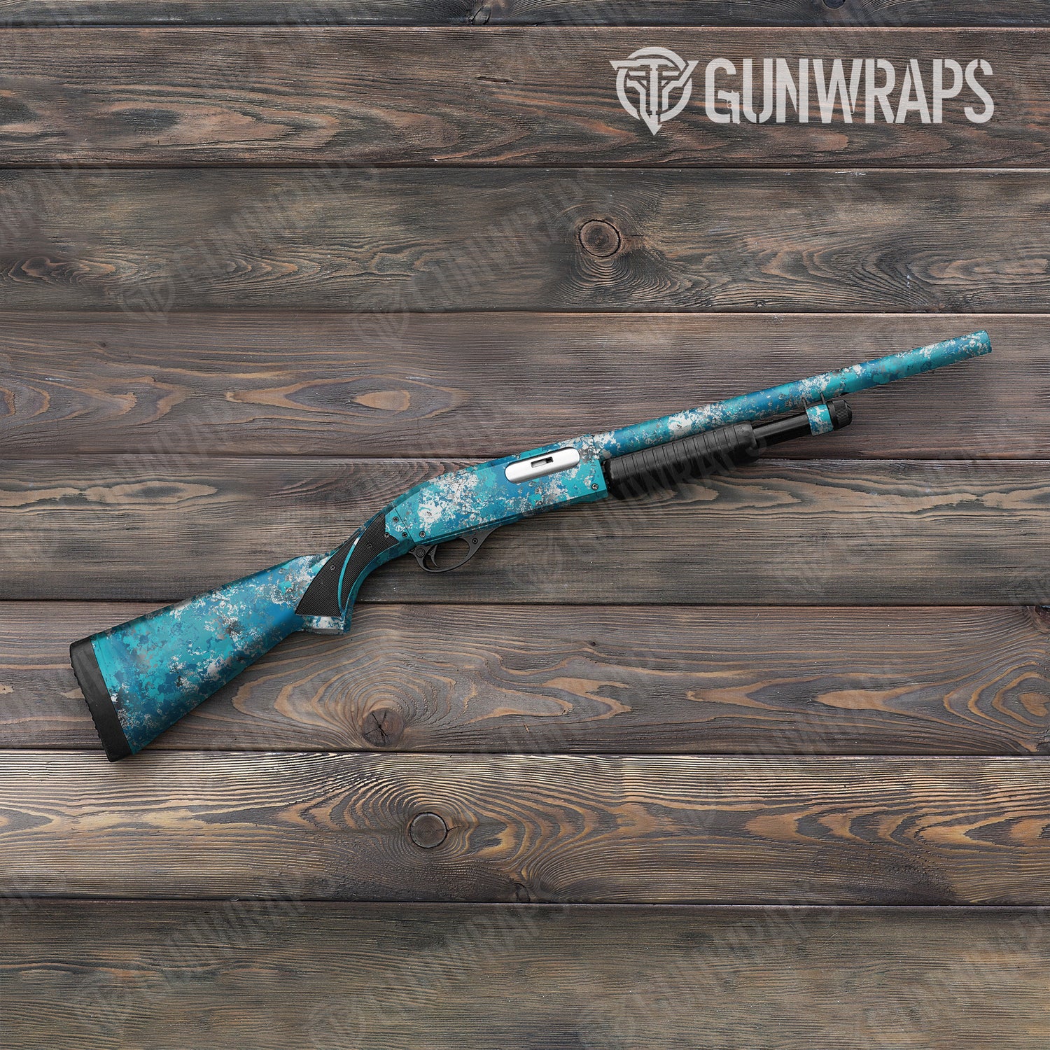 Shotgun Veil Wideland Mariner Camo Gun Skin Vinyl Wrap