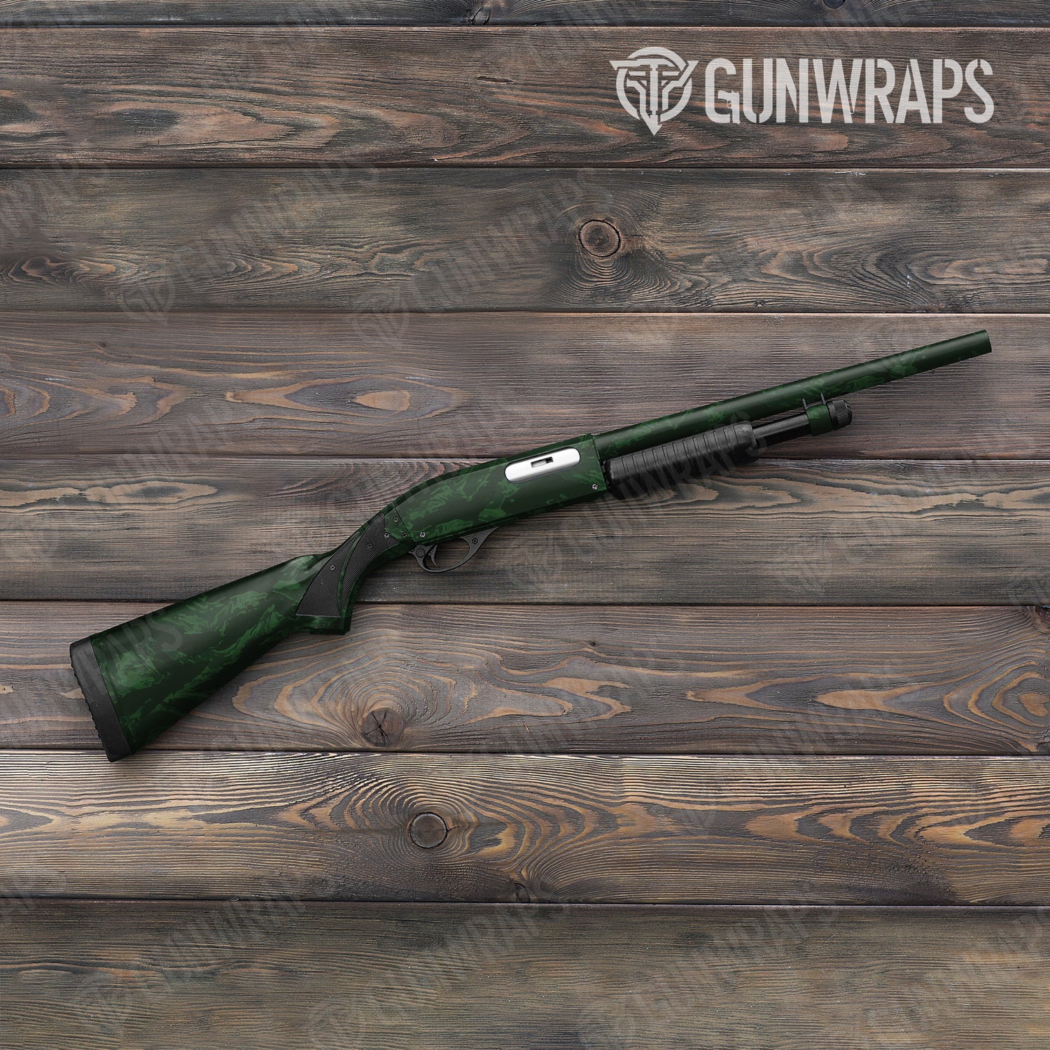 Shotgun Vietnam Tiger Stripe Elite Green Camo Gun Skin Vinyl Wrap