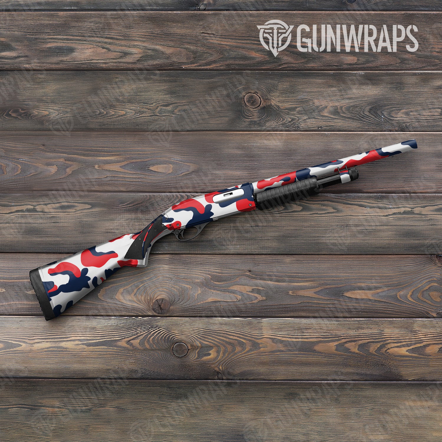 Shotgun Classic XL America Camo Gun Skin Vinyl Wrap