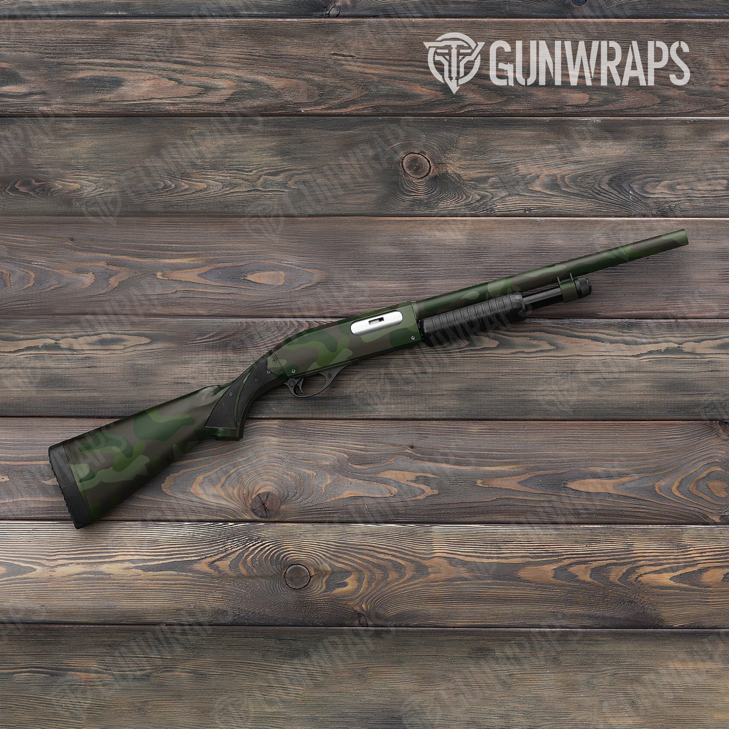 Shotgun Classic XL Army Dark Green Camo Gun Skin Vinyl Wrap