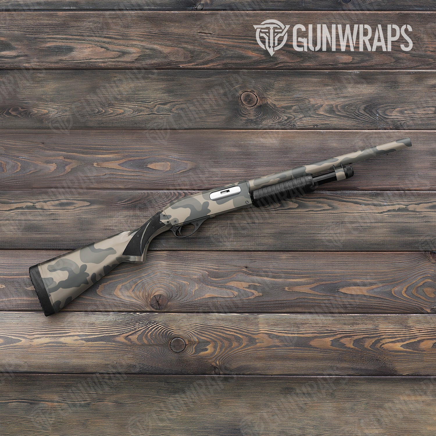 Shotgun Classic XL Army Camo Gun Skin Vinyl Wrap