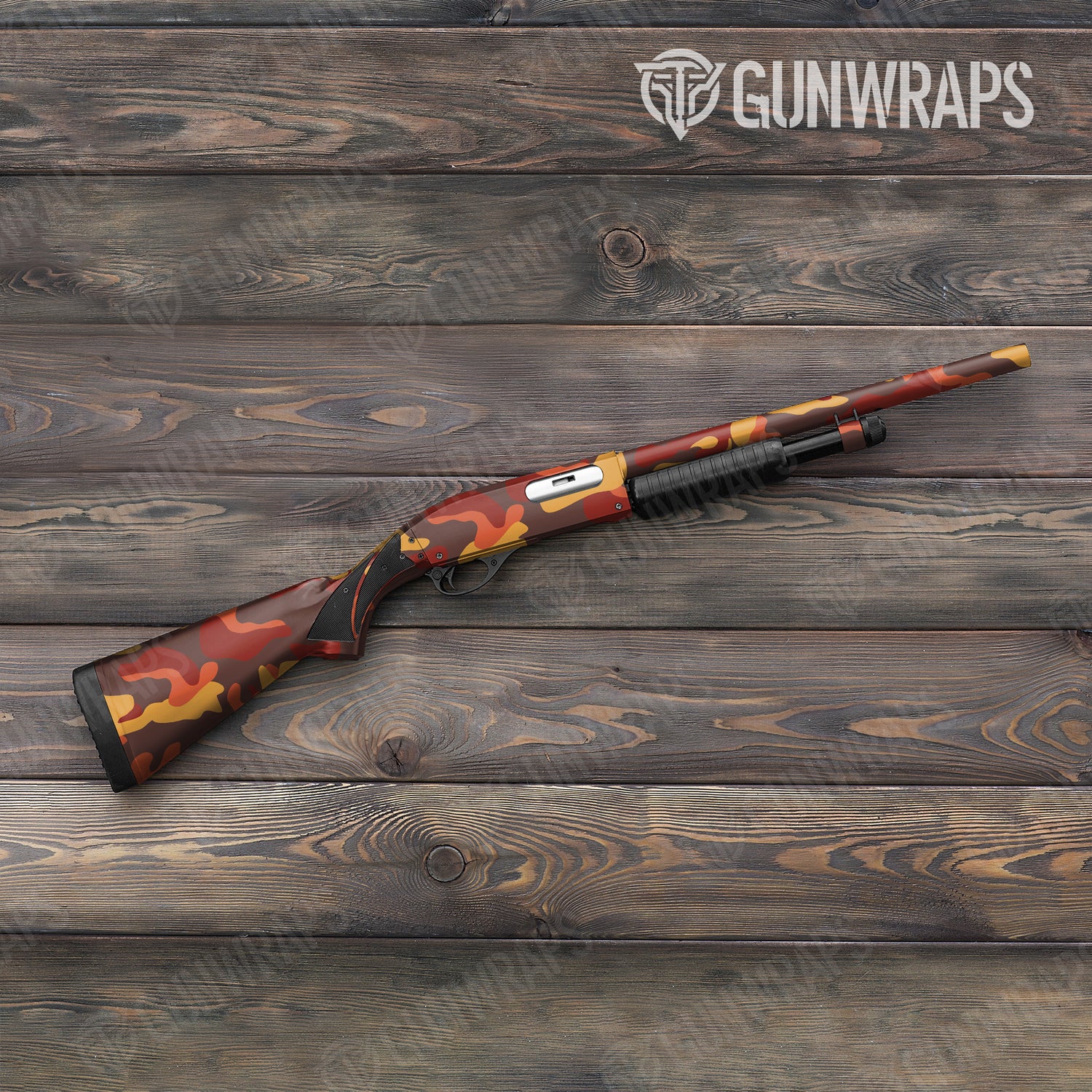 Shotgun Classic XL Autumn Camo Gun Skin Vinyl Wrap