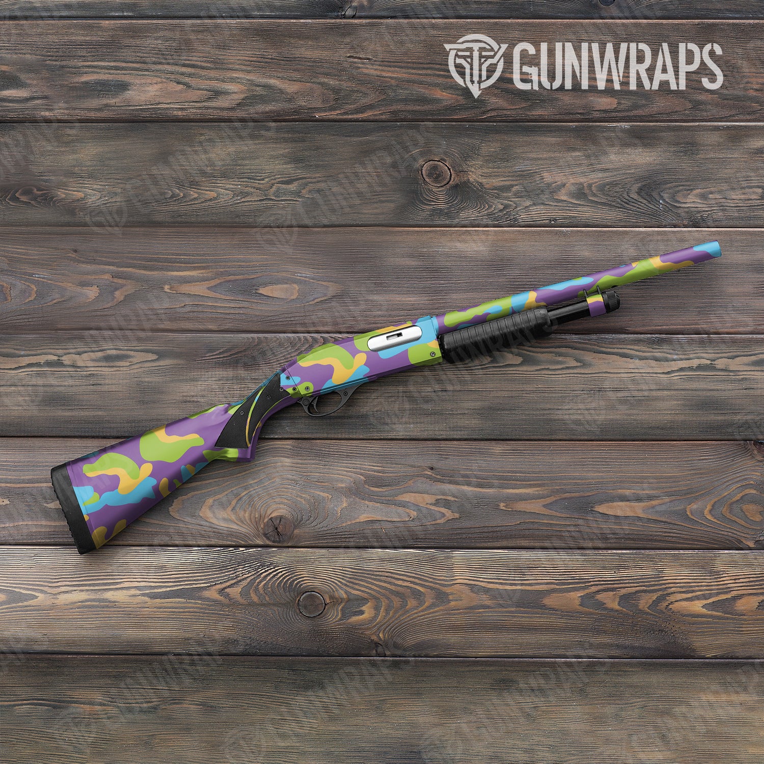 Shotgun Classic XL Carnival Camo Gun Skin Vinyl Wrap