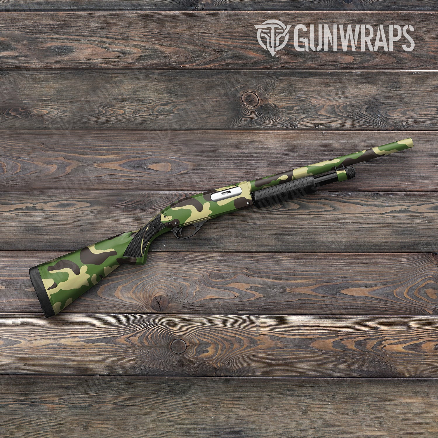 Shotgun Classic XL Jungle Camo Gun Skin Vinyl Wrap