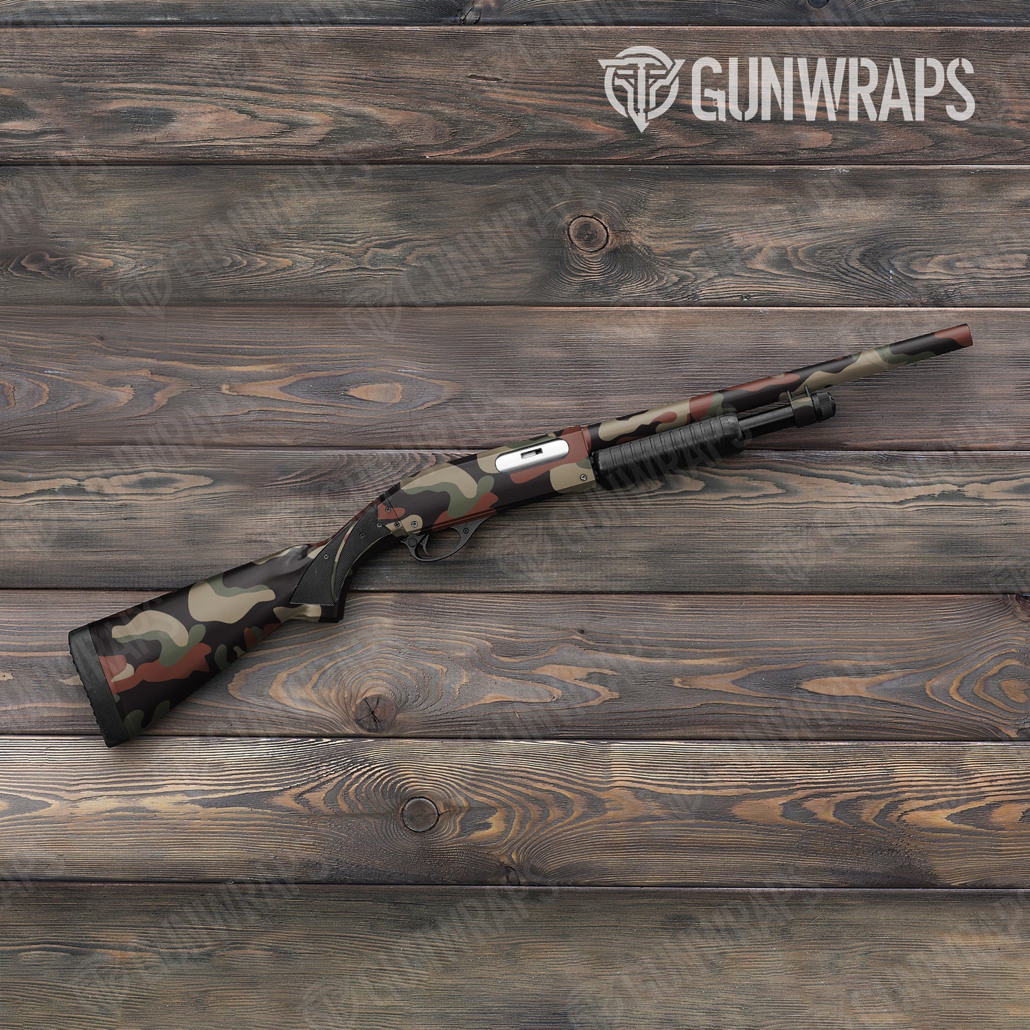 Shotgun Classic XL Militant Copper Camo Gun Skin Vinyl Wrap